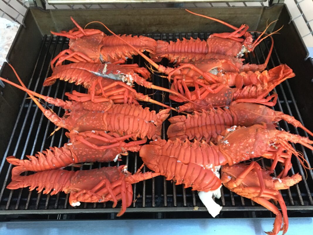 Spiny Lobster with Lemon Butter Two Ways
