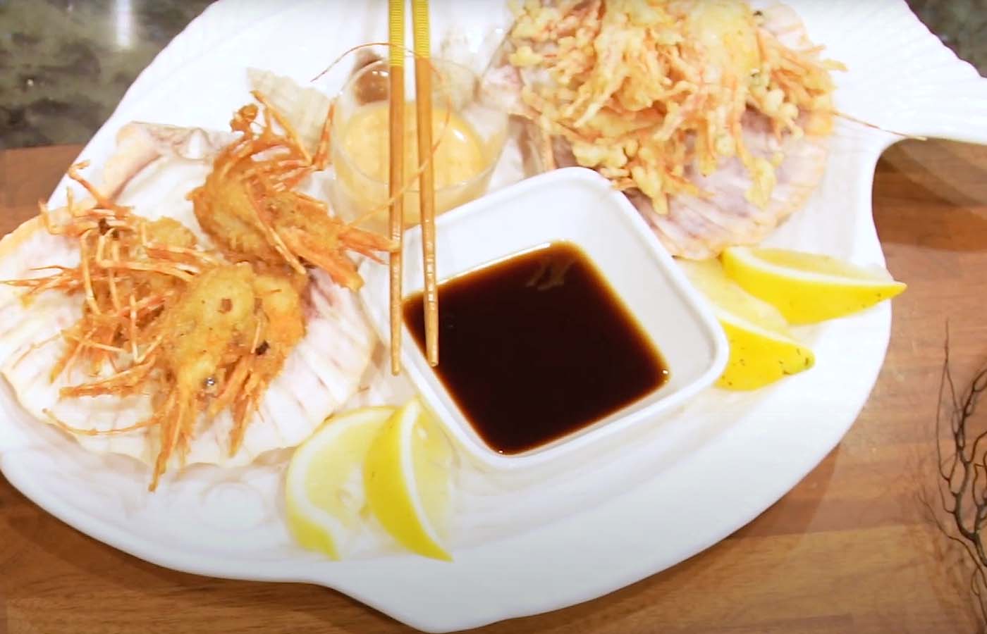 Crispy Fried Spot Prawn Heads